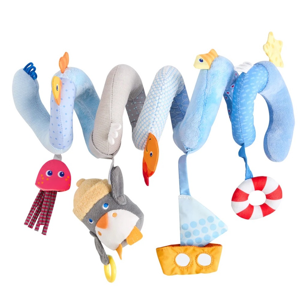 HABA Penguin Activity Spiral Stroller & Car Seat Toy